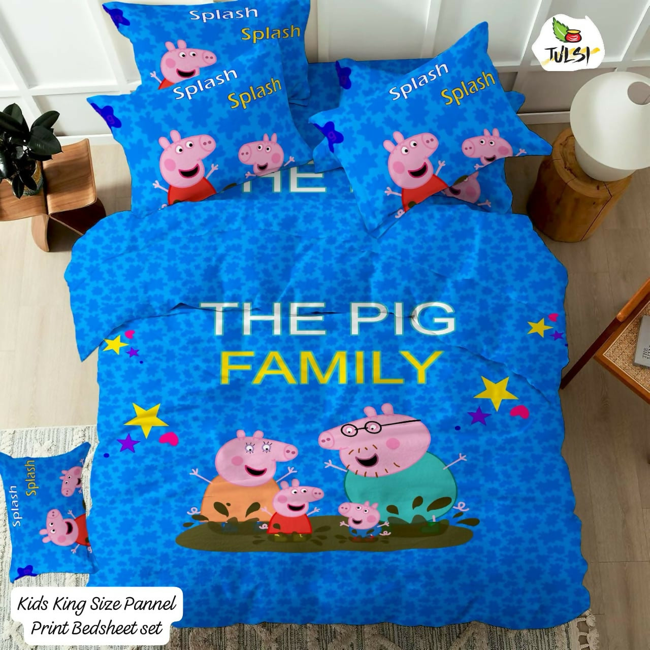 Children's bedding set with Peppa Pig design