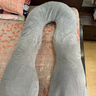 Quilt comfort U shape pregnancy pillow
