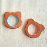 Explore shapes and soothe gums with Babycov's Cute Neem Wood Teethers - natural comfort for safe and playful chewing!