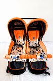 Mee Mee Twin Baby Stroller Double Pram Side by Side Reclining B124
