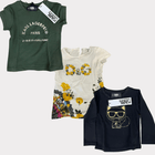 Combo of DOLCE AND GABBANA Baby T-Shirt, ORIGNAL KARL Baby T-Shirt Full Sleeves & ORIGNAL KARL Baby T-Shirt - PyaraBaby