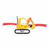 Magnetic Rakhi - Construction yellow