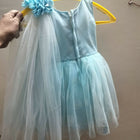 Blue Party Wear Dress ,6M-12 months