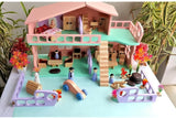 The Family House Wooden Doll House