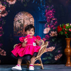 Baby girl pink dress/ photoshoot/ 1st birthday