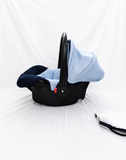 Mee Mee 4-in-1 Infant Baby Car Seat Carry Cot Blue Mosquito Net B058