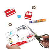 ZOOPLAY Cut & Glue activity - Vehicles