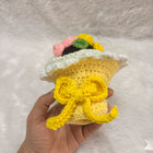 Crochet reversible doll flower bouquet.