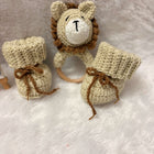 Crochet New Born Baby Gift Set/ Crochet Handmade Rattle And Shoes Set