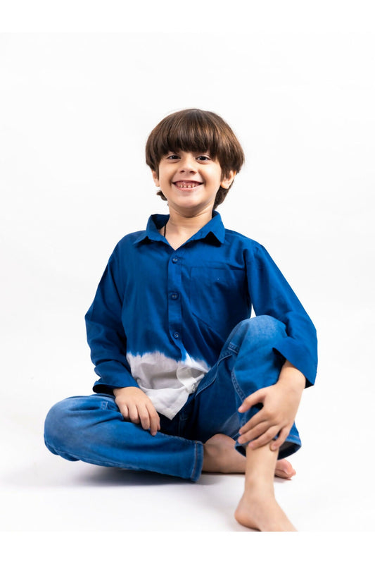 Azure Dreams Boy's Shirt - PyaraBaby