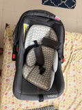 Car Seat Cum Carry Cot With Rocking Base