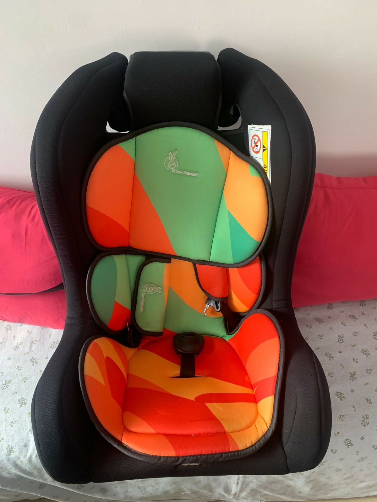 Colorful child car seat
