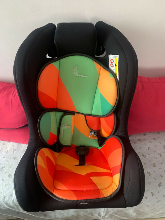 Colorful child car seat