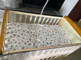 BABYHUG Hamilton  Wooden Cot/Crib with Storage (Mattress included)