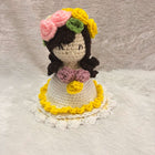 Crochet reversible doll flower bouquet.