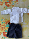 HOP BABY Shirt Shorts Suspender Bow Set 9-12 months