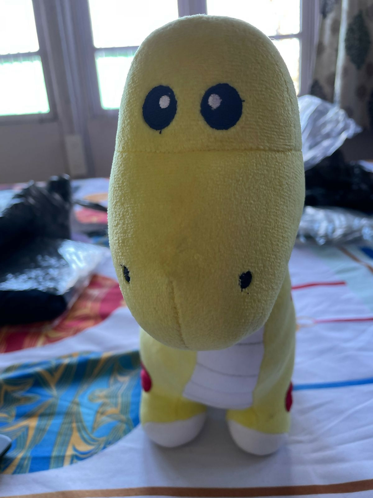 BABYHUG  Dinosaur Soft Toy Yellow - Height 28 cm
