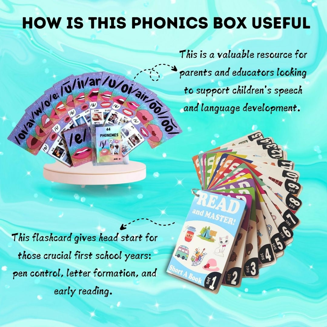 EDUSTAR (Phonics Combo) 44 Phonemes & Read and Master