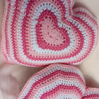 Crochet Heart Pillow