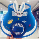 Cute Cartoon Stylish Sun Visor Cap with Fan