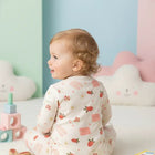 TINY TIGGY  Strawberry Dreams Baby Romper