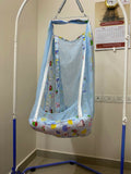 SHABU Baby Swing - Comfortable and Safe Blue Swing for Babies, Perfect for Indoor and Outdoor Use