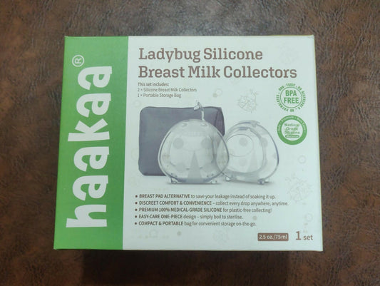 HAAKAA Ladybug Wearable Breast Milk Collector - Set of 2 - PyaraBaby