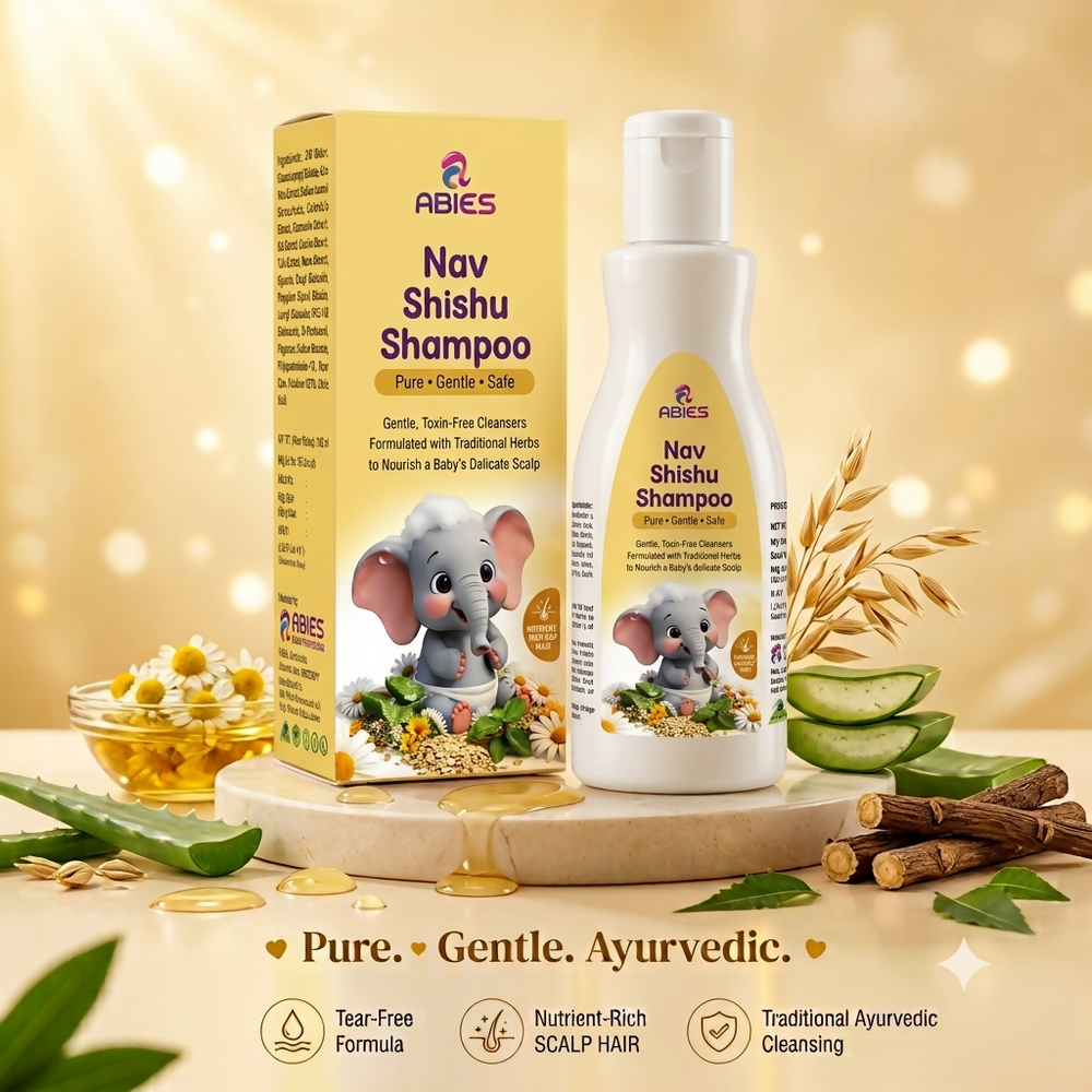 Abies Mild Ayurvedic Tear-Free Shampoo for Babies & Toddlers.