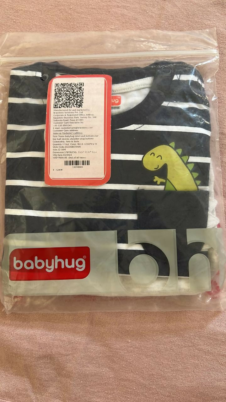 BABYHUG T-shirt and Shorts set - PyaraBaby