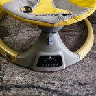 STAR AND DAISY Electric Baby Swing (2023 Model) with gentle automatic swinging, comfortable padded seat, safety harness, soothing music, and sturdy frame to help keep babies relaxed and entertained.