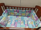 Babyhug crib with mattress and bumper set