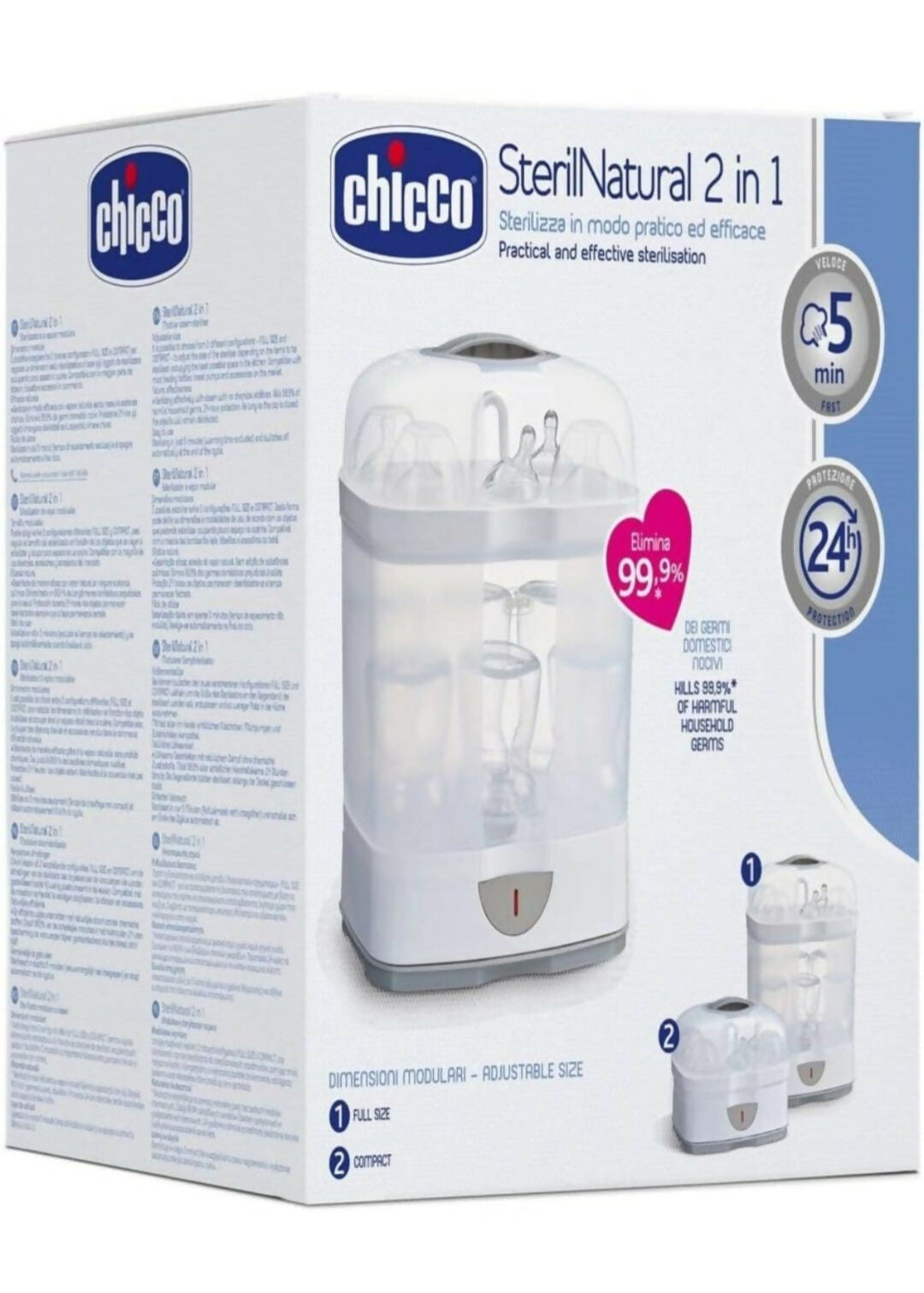 CHICCO 2-in-1 Steam Sterilizer