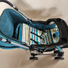 BABYHUG 2-in-1 Rock & Roll Stroller/Pram Cum Rocker with a convertible stroller and rocker design, reclining seat, reversible handle, adjustable canopy, 5-point safety harness, and foldable frame for versatile everyday use.