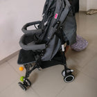 BABYHUG Deuce Twin Stroller/Pram in Grey for convenient outings with two babies.