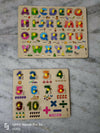 Wooden Peg Boards – Alphabets & Numbers