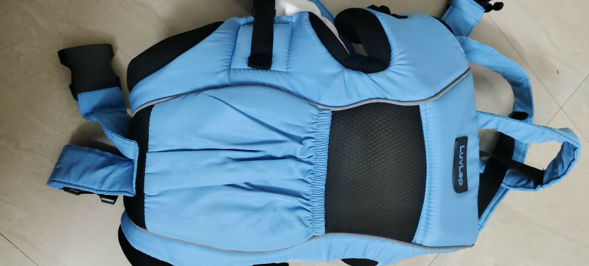 Buy LuvLap Blossom 2-in-1 Baby Carrier – Ergonomic, breathable baby carrier with 2 positions and padded support for babies 6 to 24 months.

