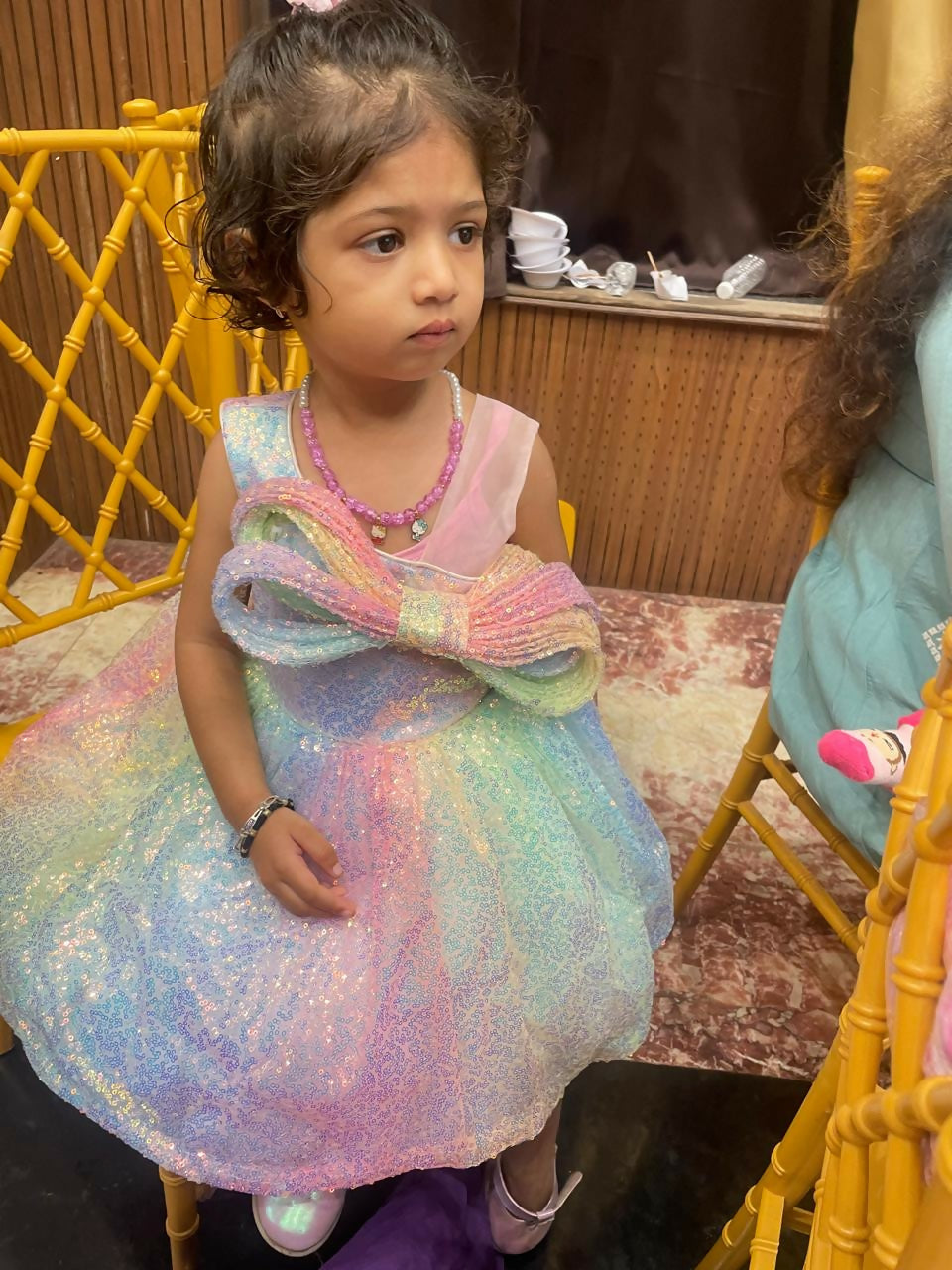 Partywear Long Dress for Baby Girl – Elegant, Comfortable & Celebration-Ready