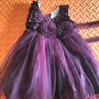Dress your baby girl in the elegant Dark Purple Frock/Dress – a perfect outfit for special occasions, crafted for comfort and style with a rich dark purple hue.