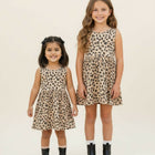 Leopard Print Frock For Girls