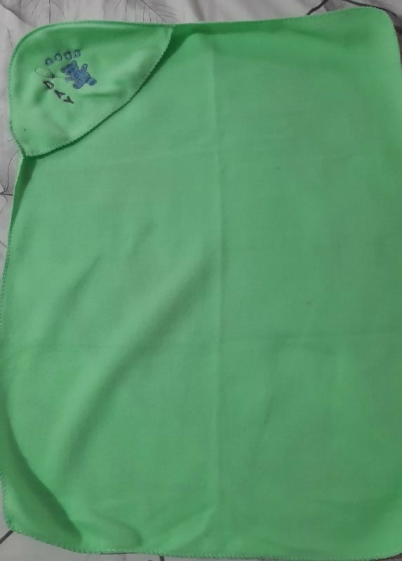 Baby Soft Towels Combo of 3 in Almost New condition featuring soft and comfortable fabric, ideal for bath time, wiping, drying, and everyday baby care at home or while travelling.