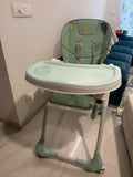 R for Rabbit high chair with adjustable seating, feeding tray, secure safety harness, sturdy frame, and comfortable support for babies and toddlers during mealtimes.