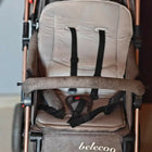 BELCO Baby Stroller/Pram in Almost New condition featuring comfortable seating, protective canopy, safety harness, smooth-moving wheels, and a practical design for everyday walks, shopping, and outings with your baby.