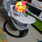 FAB N FUNKY Electric Baby Cradle Swing with gentle automatic swinging, comfortable padded seat, safety harness, soothing music, sturdy frame, and breathable design to keep babies relaxed and comfortable.