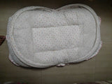 Baby Mattress with Pillow in Almost New condition featuring a soft, cushioned design and matching pillow, creating a comfortable resting setup for babies during supervised rest and relaxation.