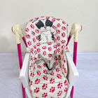 BABYHUG  Fine Dine Adjustable Baby Highchair Pink White Puppy Print B198