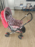 BABYHUG Baby Stroller/Pram in Used condition featuring comfortable seating, protective canopy, sturdy frame and smooth-moving wheels for convenient everyday walks, outings and travel with your baby.