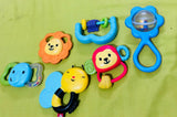 Engage and soothe your baby with the FISHER PRICE Rattle and Teether Set, featuring safe, colorful, and sensory-stimulating designs.