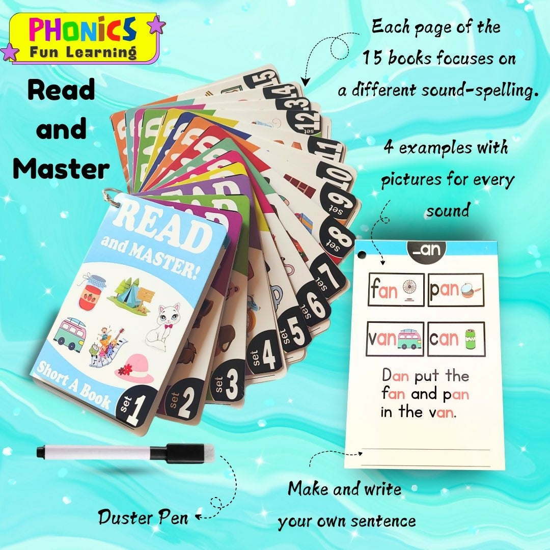 EDUSTAR (Phonics Combo) 44 Phonemes & Read and Master