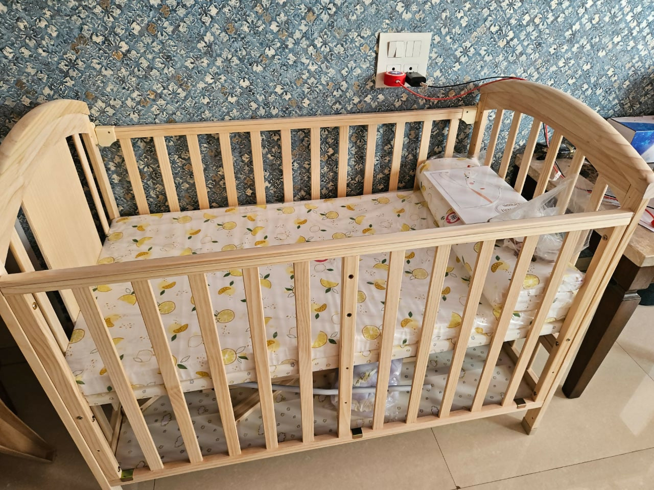 The Huny Huny 8-in-1 Wooden Baby Bed Cum Crib grows with your child, offering lasting versatility, comfort, and convenience from newborn to toddler and beyond!