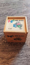 Wooden Alphabets (With Wooden Box)